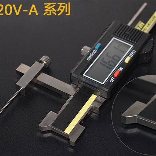 天目C1-20V-A/1数显面差规断差尺V型测量面台阶尺高低规段差仪