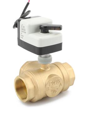 俊州ACBV13-21两线 线220V常开 闭手自一体电动二通电磁水不锈钢