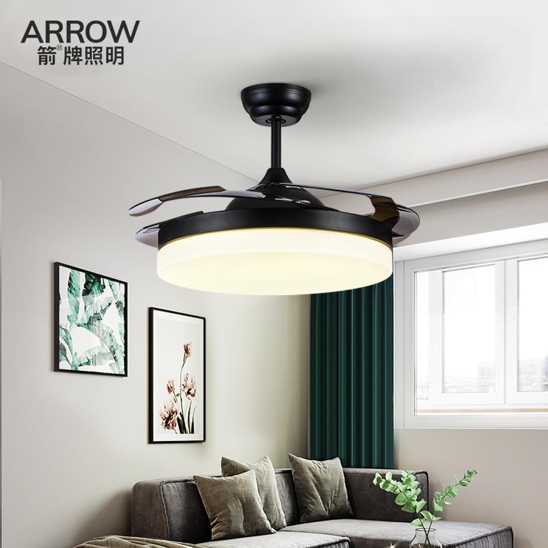 【五折/不包安装】 隐形扇吊扇灯客厅饭厅卧室吊扇灯吊灯吊扇灯Q