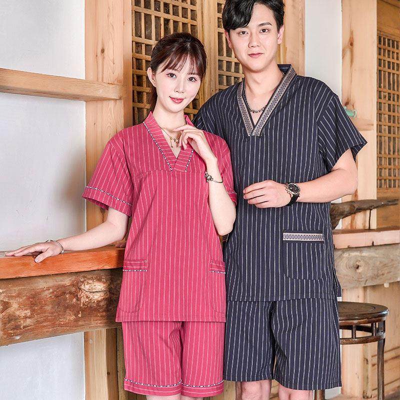 汗蒸服男款桑拿足疗温泉养生保健按摩服汤泉洗浴中心浴服女款大码,居家布艺,汗蒸服,淘宝优惠券,粉丝福利购,淘宝优惠卷