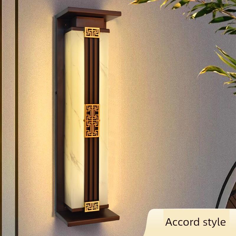 太阳能户外防水壁灯简易庭院别墅栅栏花园亭门不锈钢壁灯