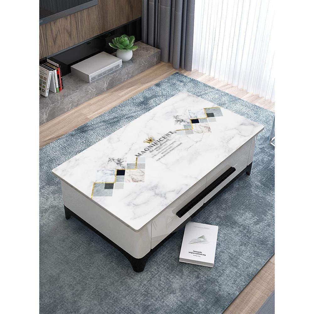 仿大理石纹桌垫茶几垫软pvc玻璃防水防烫餐桌垫盖布家用茶几桌布,居家布艺,桌布,淘宝优惠券,粉丝福利购,淘宝优惠卷