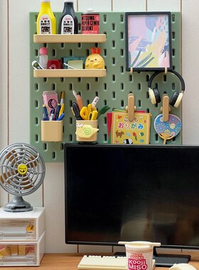 玩具】洞洞板/墙面置m物架DIY收纳展示6分Blyt娃屋迷你25014