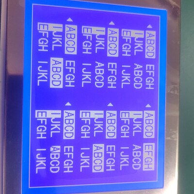 喜多力1000系列3000液晶屏