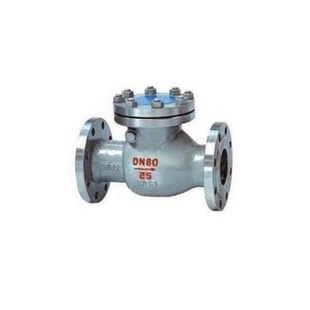 止回阀DN25 25C 100 铸钢旋啓式 铸钢止逆阀H44H