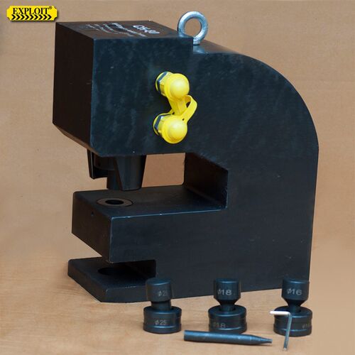 开拓 16-25mm液压冲孔机 金属钢板槽钢打孔机开孔器 EXPCH-80A