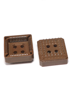 IC芯片底座 测试座PLCC32 PLCC44/52/68/84  方形四面座 直插贴片