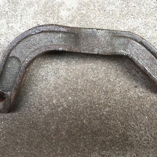 洛阳老式大炮火烧爆米花机配件 大梁/丝/盖 手摇弯弓 平口3斤5斤