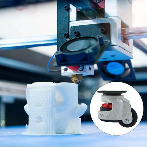 福马轮万向轮GD40F水平调节轮转向轮平板支撑设备工业重型脚轮