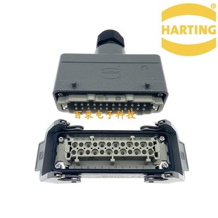 顶出线 浩亭24芯接插件全套 HAERING重载连接器09330242601 2701