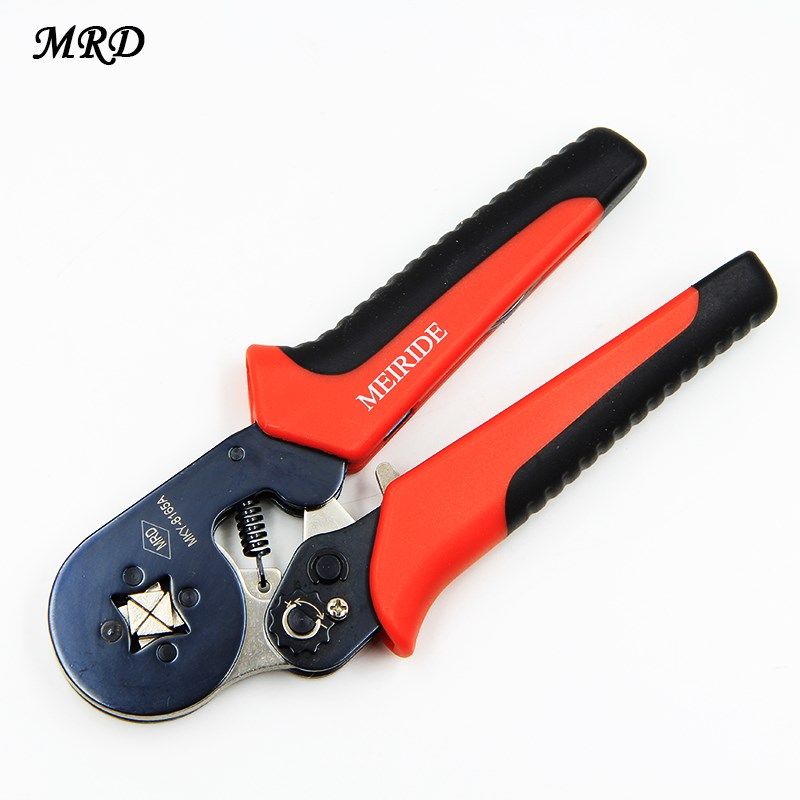 台湾快工MKY-8165A四角压线钳端子钳冷压接线端子钳欧式管型钳