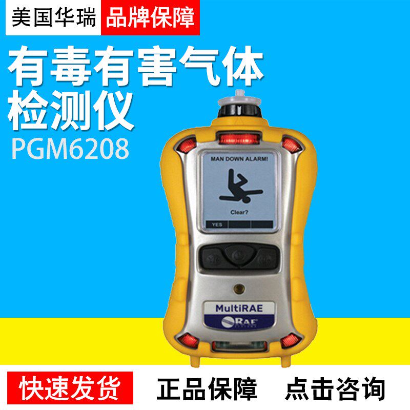 美国华瑞PGM6208六合一复合式气体检测仪有毒有害气体检测仪