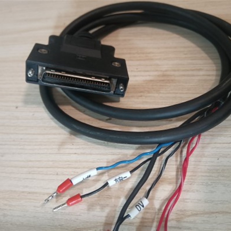 禾川驱动器X3E与PLC连接控制线定义COM+-,报警,脉冲-,方向-