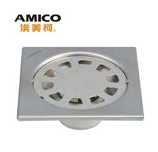 正品埃美柯BP8310不锈钢重力自封式防臭地漏淋浴防工程50管专卖店