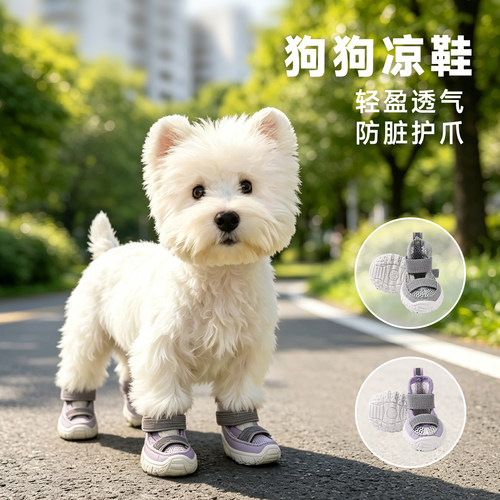 狗狗凉鞋夏季透气防滑甩不掉
