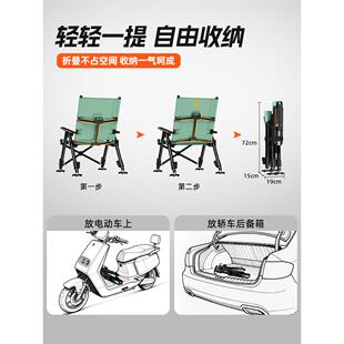 渔YZY-QF25源之欧专式钓椅野钓用2025新型新款折叠便捷鱼椅全地钓