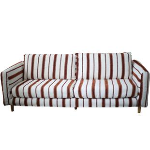 奢条纹沙发套罩四季全通NZK用坐垫靠套垫套保护包沙发笠中古风轻