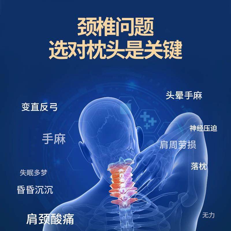 胶枕头泰国SLB-ZLMZ进按口天然橡胶摩护颈椎乳枕单人家用忆分区睡