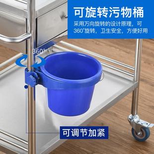 推不锈钢医用小推容车治疗车二三层餐手推餐车仪器饮车换药车美车