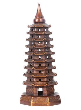 摆全铜公九层文昌塔件厅办室书房9层有底文twct-002昌塔工客艺品