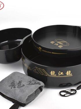 大散炮盆料全磁饵盒拉黑饵盘套装碟D形龙盘P坑大炮-240竞技加大饵