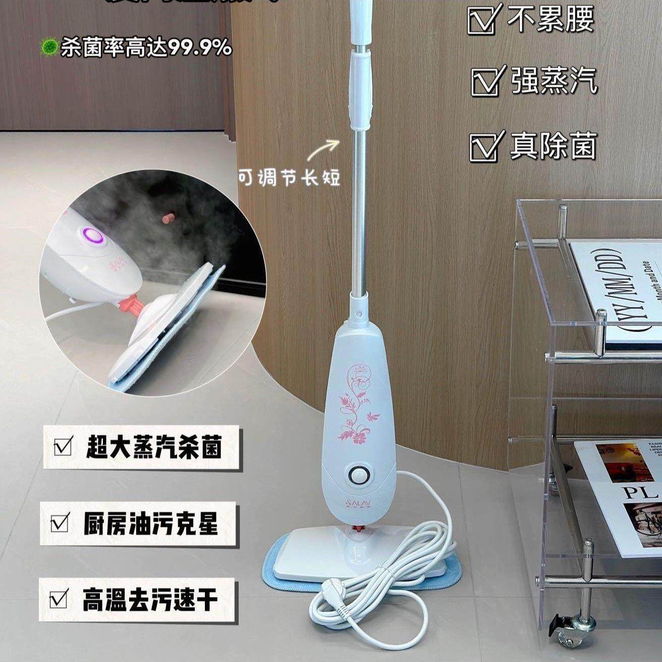 杀蒸汽FSM1630-拖把电动家用高温蒸汽厨房擦地清洁拖多能功除螨把