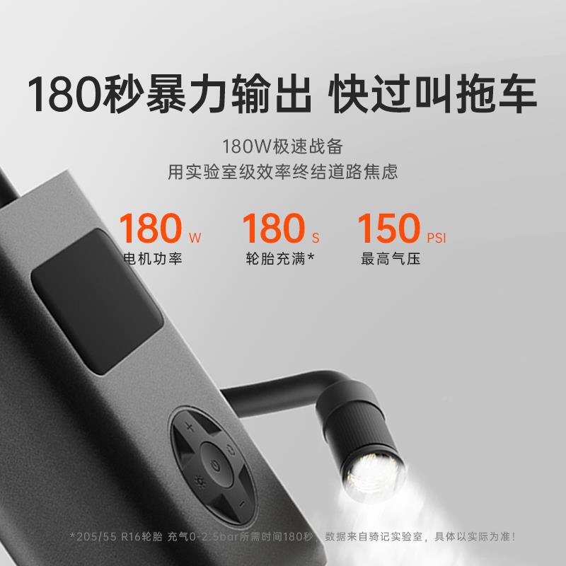 3pro3pro车载气泵携式无可线 线电动轮充测胎压筒小胎型汽车用打