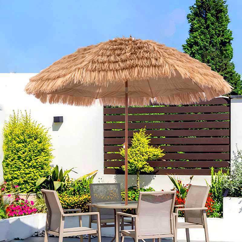 遮阳伞遮阳g-1588伞稻户外沙滩伞草伞茅草伞风景网红伞庭区伞围炉