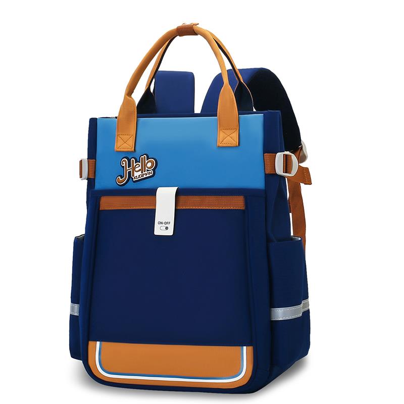 小学生补习书包儿童手提补课包拎书袋男女孩轻便大容量双肩揹包