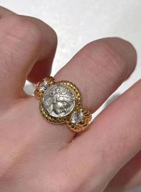 XBK工艺仿百搭雅典娜指环高级感