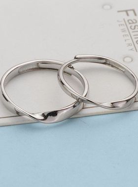 鑫葆康新款纯银设计感小众环S925