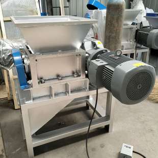 小型餐厨垃圾撕碎机塑料瓶易拉罐破碎机边角料实验室双轴撕碎机