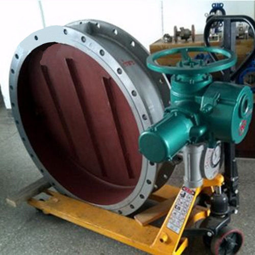 除尘管道手动调节通风蝶阀 碳钢电动执行器DN600手动涡轮翻板阀门