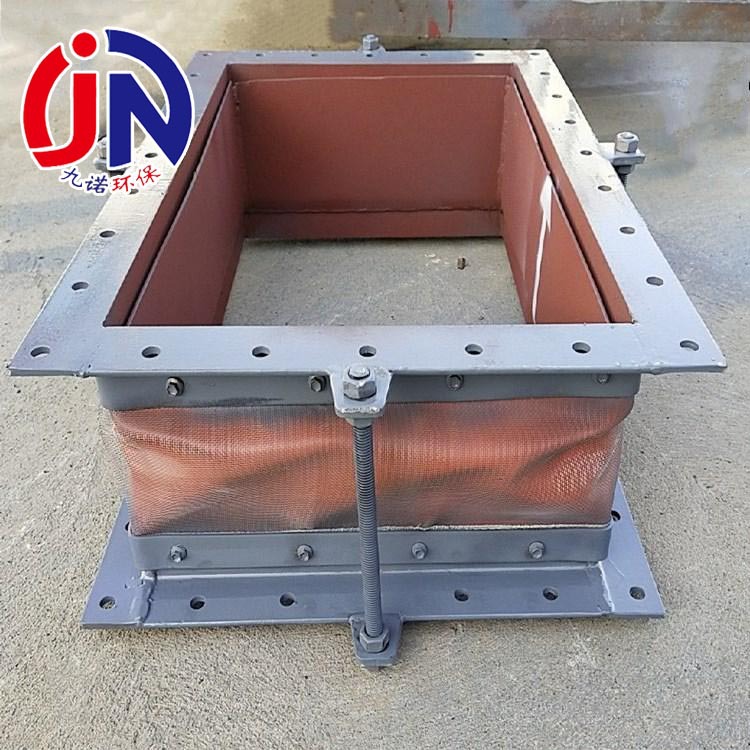 厂家耐高温非金属膨胀节防腐织物软连接 波纹补偿器圆形硅胶蒙皮