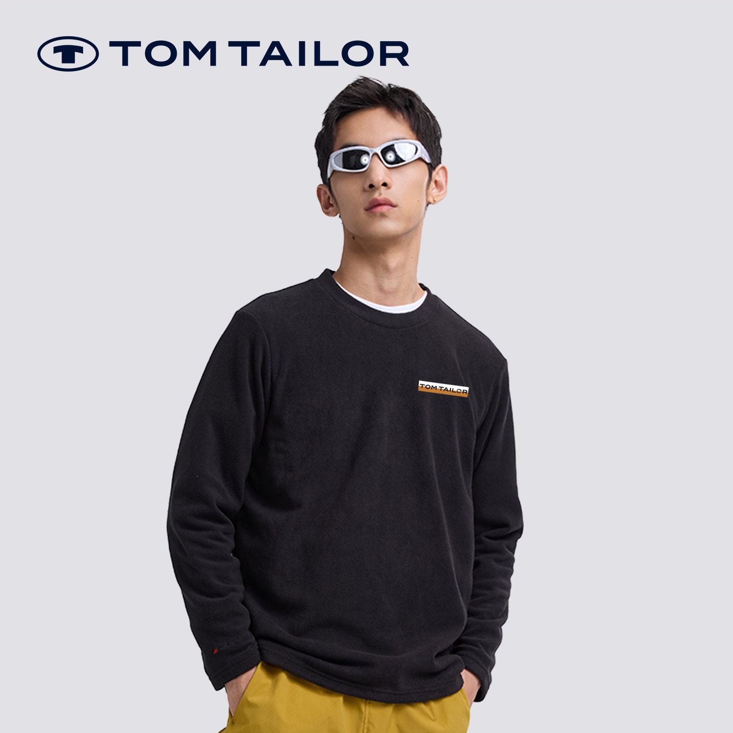 汤姆泰勒秋冬长袖加绒卫衣男