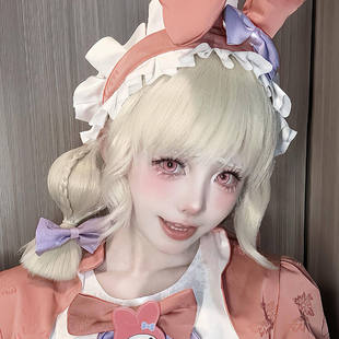 啦啦队员cos服假发【仅假发】第五人格拉拉队员cos万用假发米白