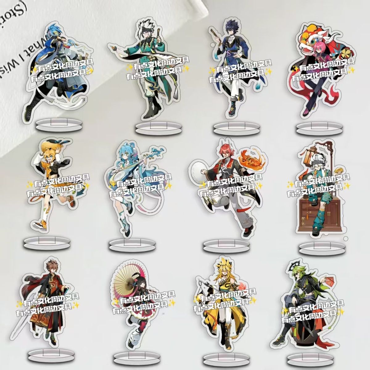 凹凸世界周边立牌蛇年限定格瑞金安迷修嘉德罗斯周边亚克力透明