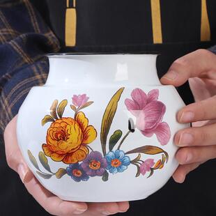 饰餐桌电视柜家居 欧丽家搪瓷储物罐搪瓷花瓶摆件客厅插花干花装