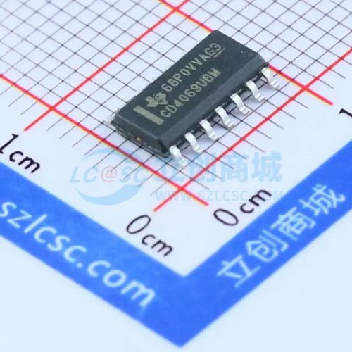 反相器 CD4069UBM96 SOIC-14 原装正品 电子元器件配单
