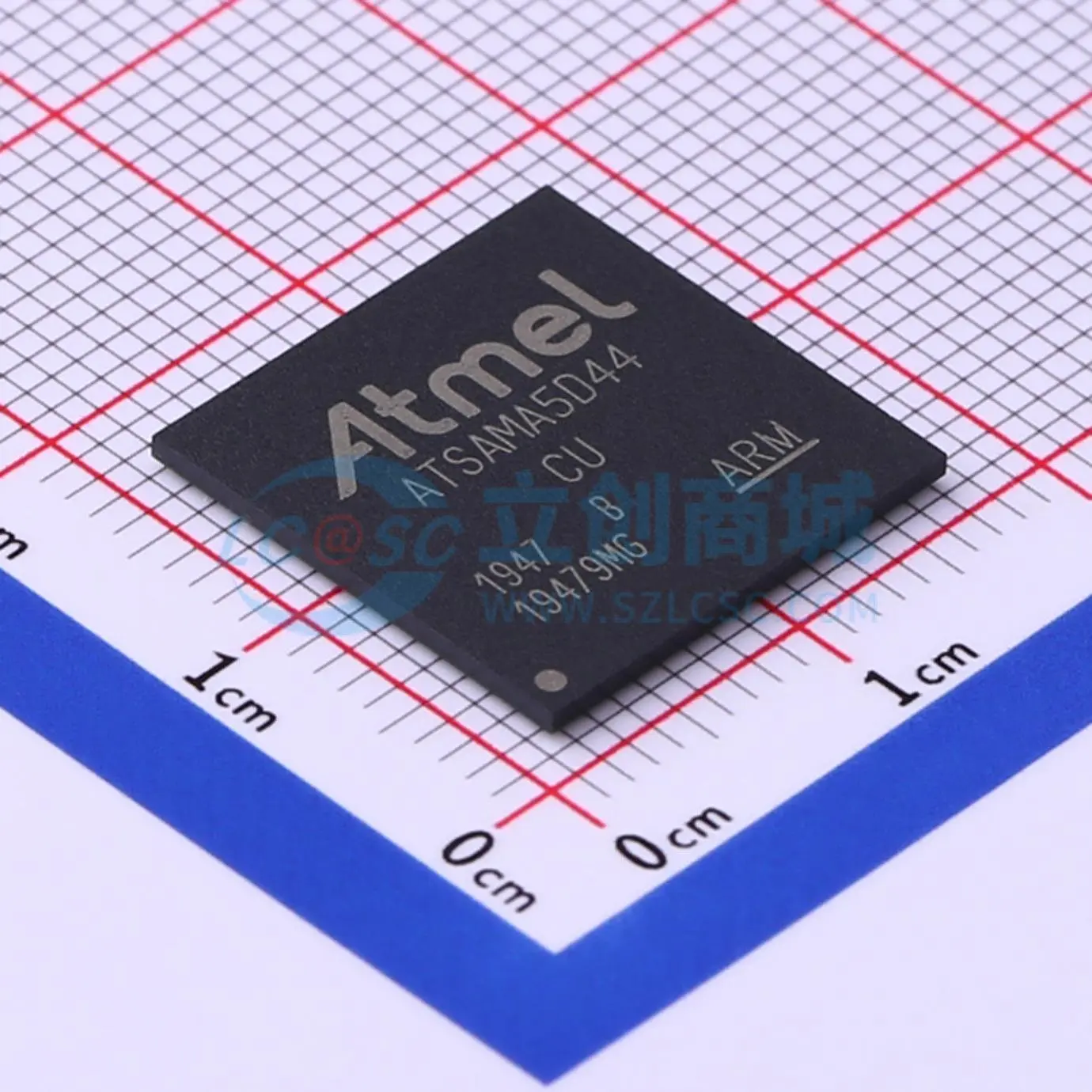 单片机芯片 ATSAMA5D44B-CUR TFBGA-361 600MHz - 实物图