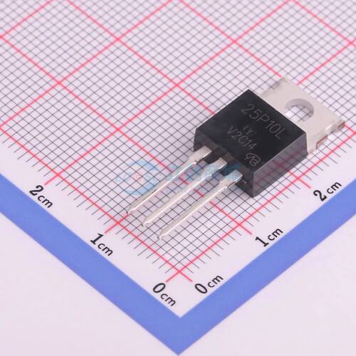 场效应管(MOSFET) UTT25P10L-VB TO-220AB 100V 18A 1个P沟道