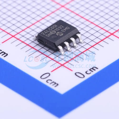 EEPROM 24LC00-I/SN SOIC-8 128bit 100kHz 原装正品