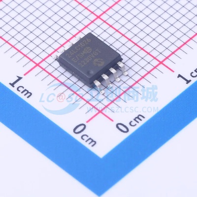 EEPROM 24LC1026-E/SM SOIC-8-208mil 1Mbit 400kHz 原装正品