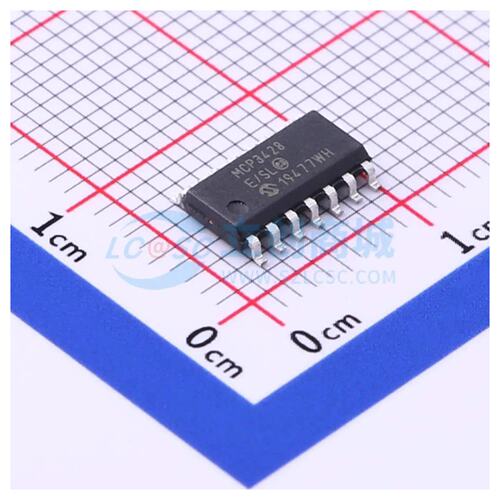 模数转换芯片ADC MCP3428-E/SL SOIC-14 原装正品