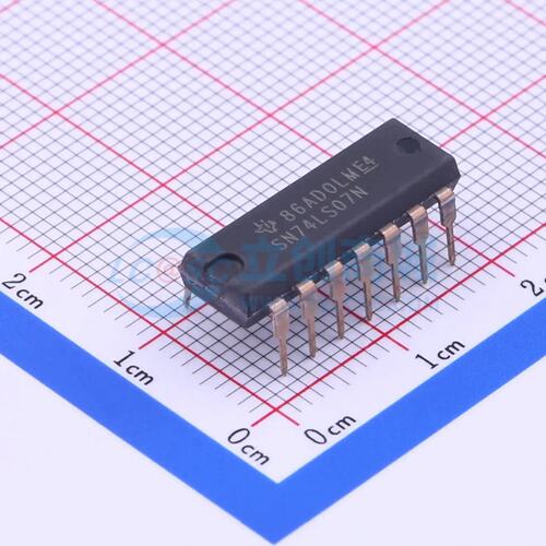 缓冲器/驱动器/收发器 SN74LS07N DIP-14 原装正品 电子元器件配
