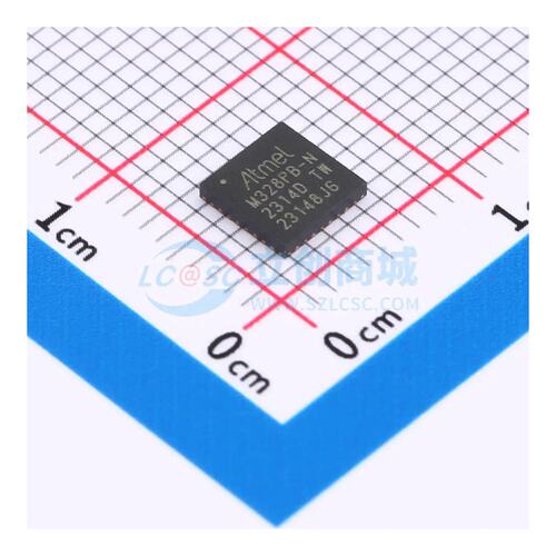 单片机芯片 ATMEGA328PB-MN QFN-32-EP(5x5) 32KB 20MHz