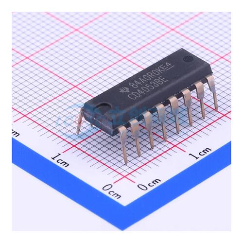模拟开关/多路复用器 CD4053BE PDIP-16 原装正品