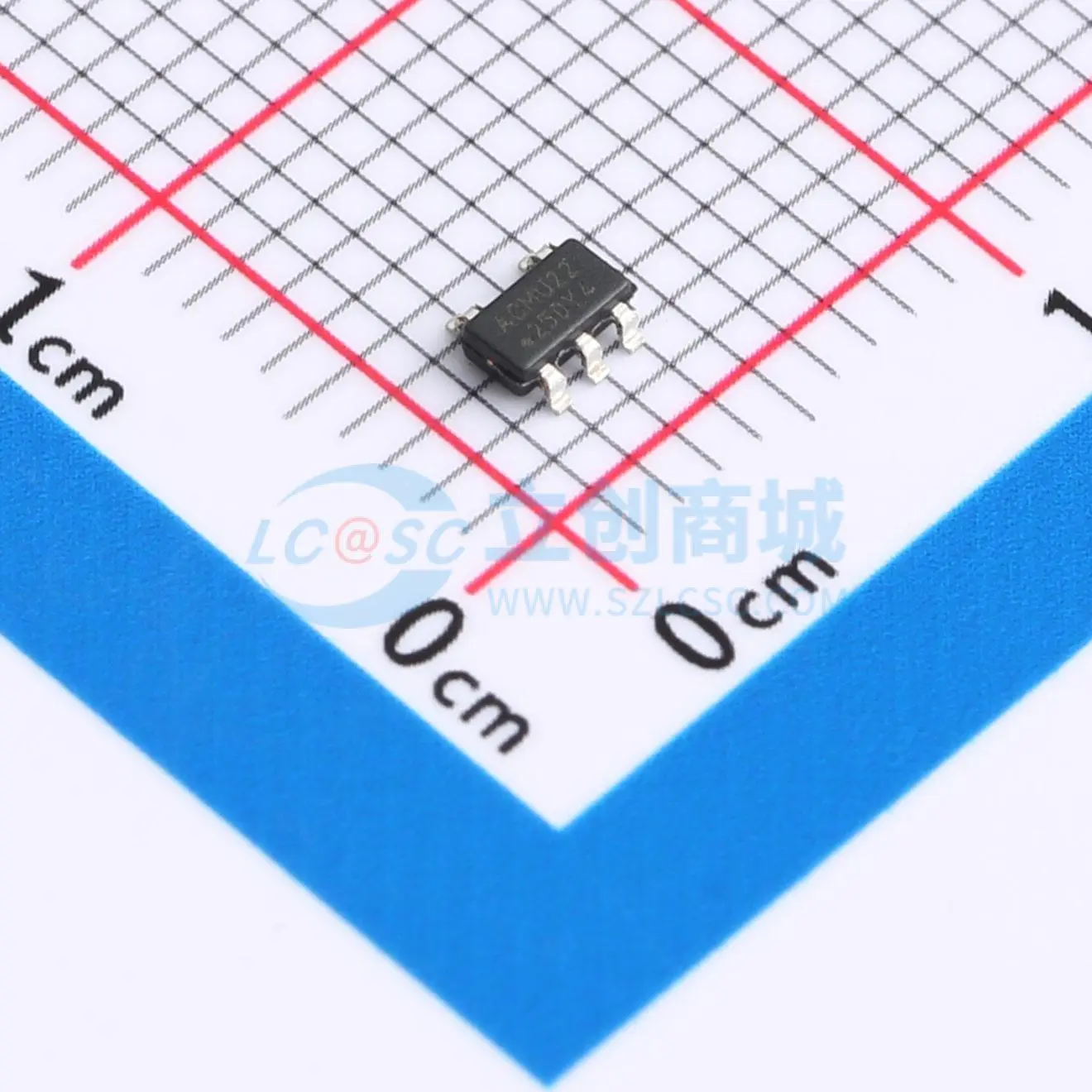 EEPROM AT24C16C-STUM-T SOT-23-5 16Kbit 1MHz 原装正品 - 实物图