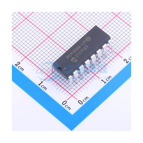 模数转换芯片ADC MCP3008-I/P PDIP-16 原装正品