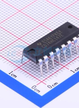 信号开关/编解码器/多路复用器 CD74HC147E PDIP-16 原装正品 电